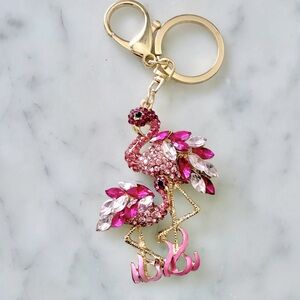 Flamingo Key Ring
